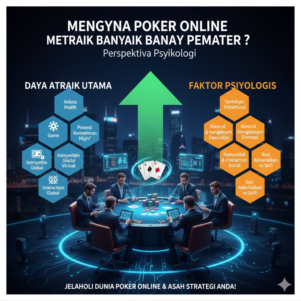 Mengapa Poker Online Menarik Banyak Pemain? Perspektif Psikologi