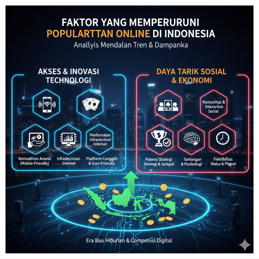 Faktor yang Mempengaruhi Popularitas Poker Online di Indonesia