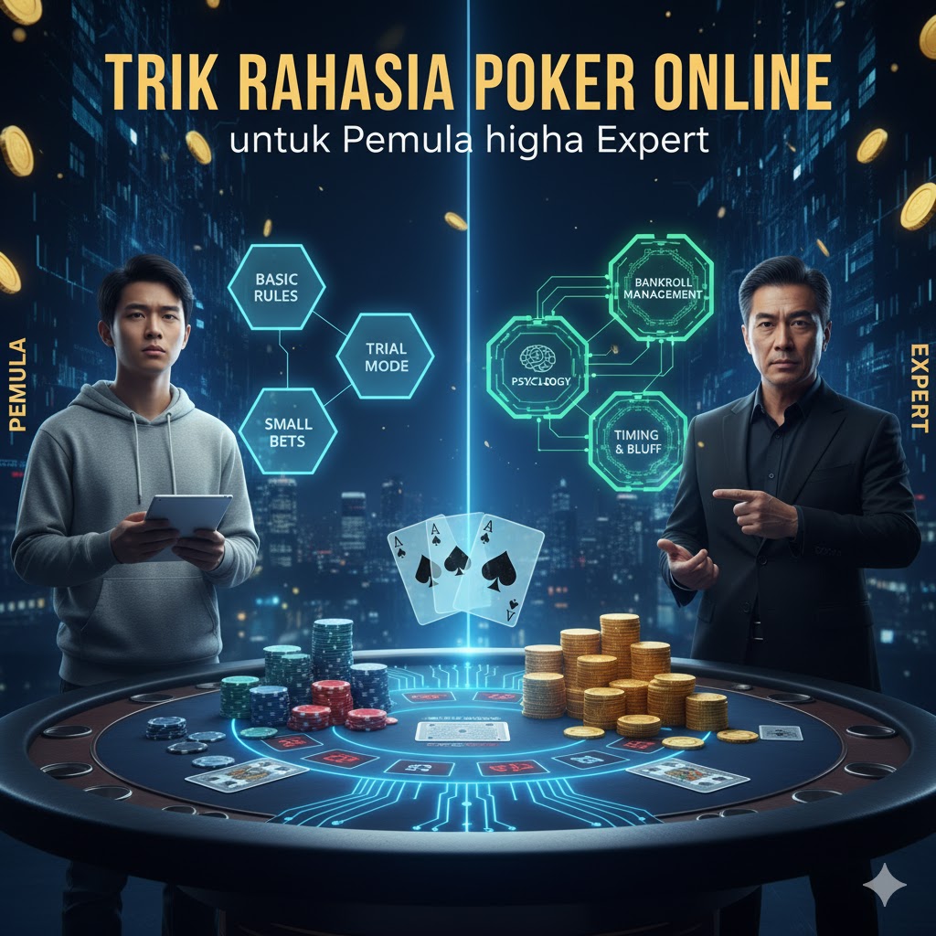 Trik Rahasia Poker Online untuk Pemula hingga Expert
