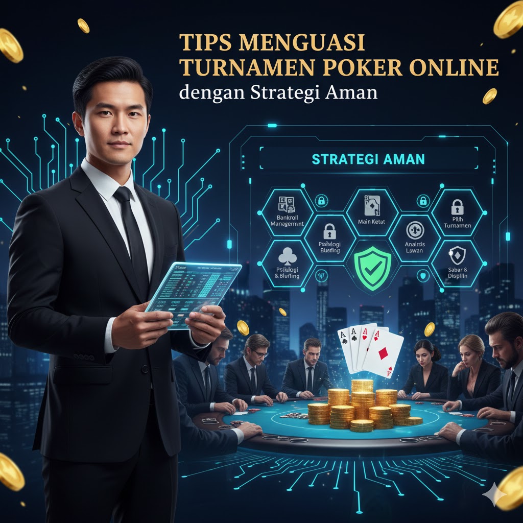 Tips Menguasai Turnamen Poker Online dengan Strategi Aman