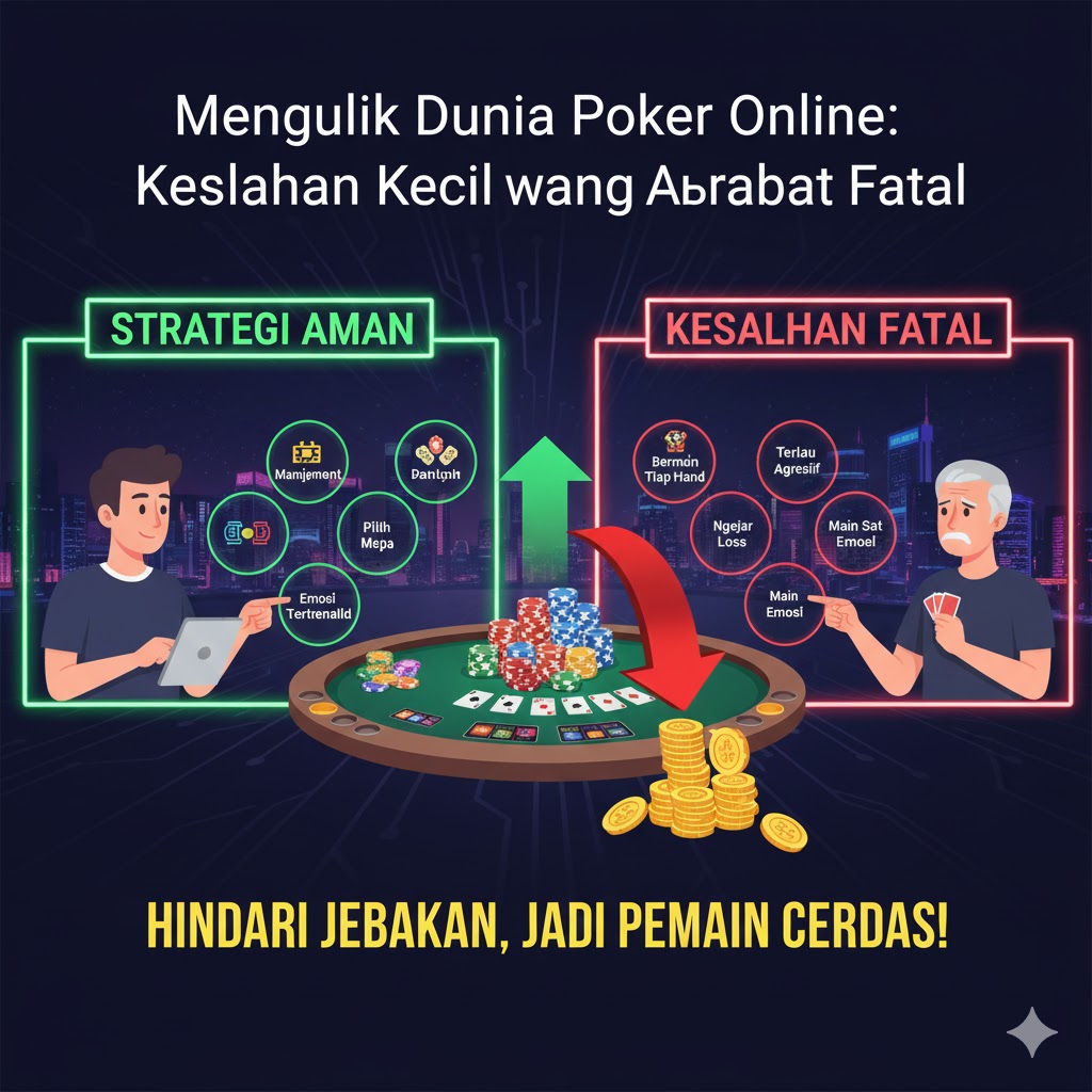 Mengulik Dunia Poker Online: Kesalahan Kecil yang Berakibat Fatal