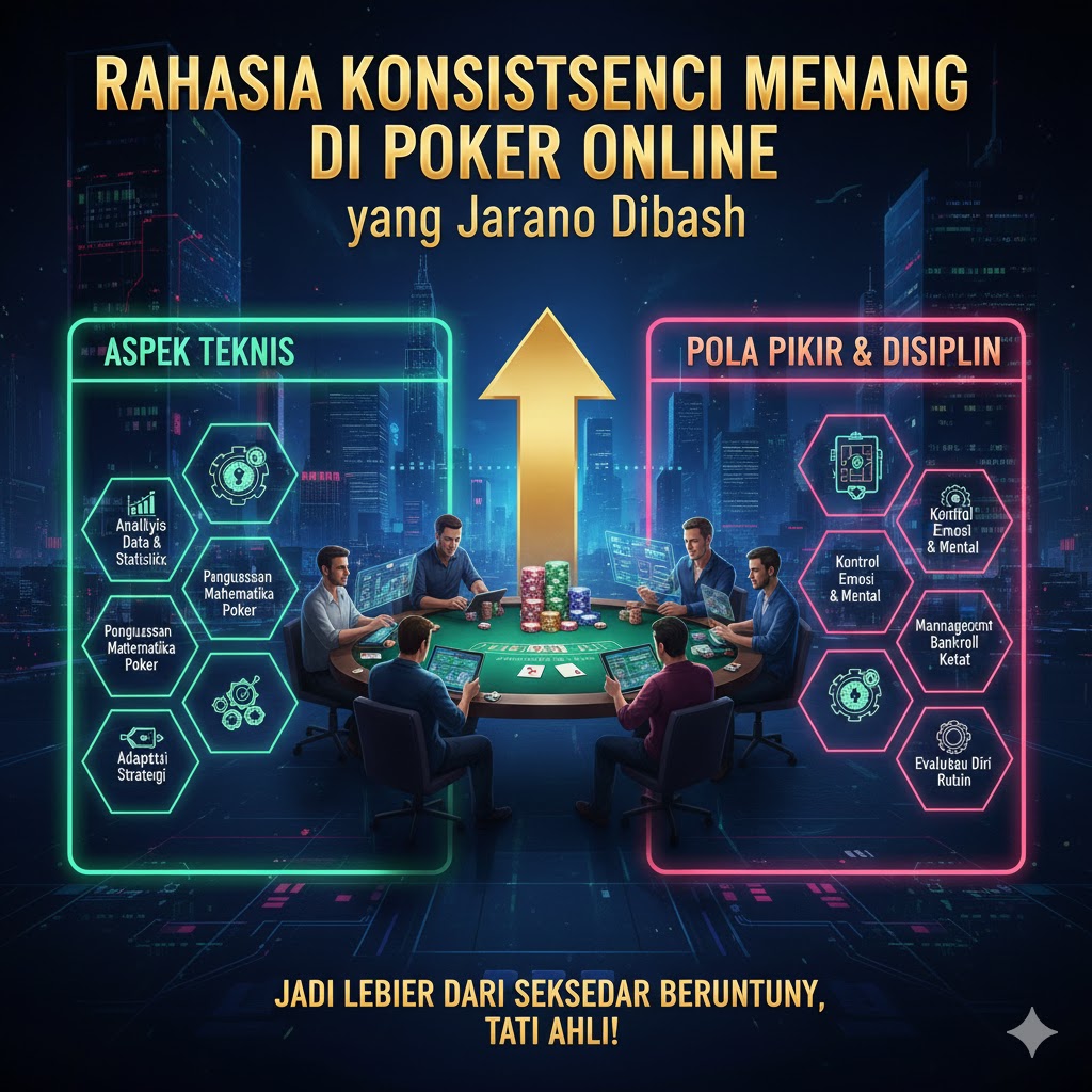 Rahasia Konsistensi Menang di Poker Online yang Jarang Dibahas